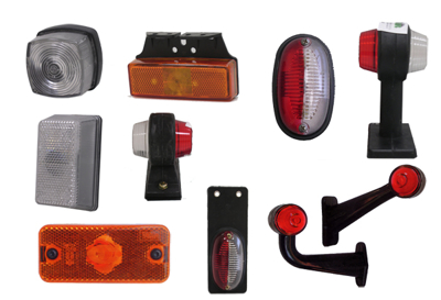 Luci Di Posizione LED Per Veicoli - 12V/24V Bianche E Rosse Per Camion, Rimorchi E Furgoni - Foto 4