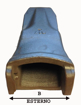 Dente CATERPILLAR classe 90