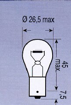 Immagine di Lampadina Osram 7511 24V 21W