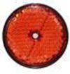 Immagine di Catadiottro rotondo arancio con foro