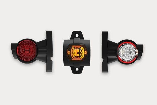 Fanale ingombro 12 led corto destro