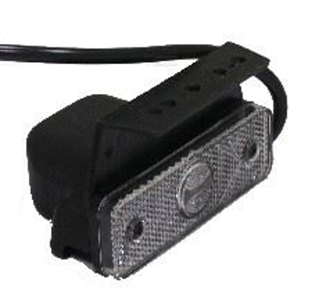 Fanale led bianco con staffa ASPOCK