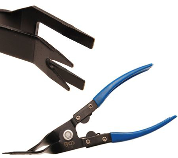 Pinza per togliere bottoncini di plastica