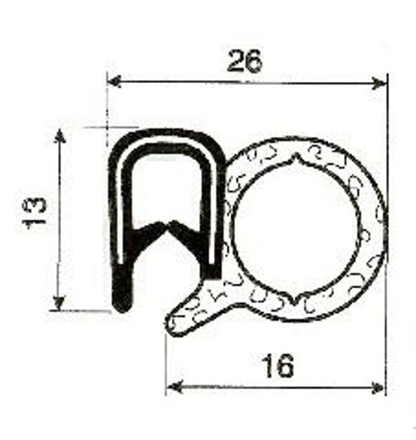 guarnizione vano porta per camion