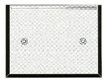 Immagine di Porta cartello ADR in acciaio inox mm.300x400