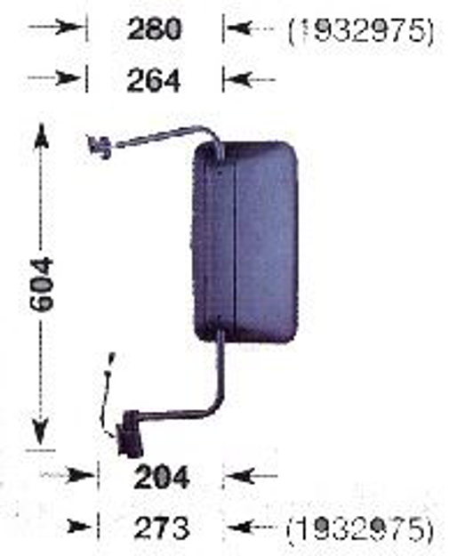 Asta destra con supporti per camion Iveco
