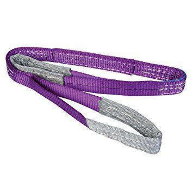 Nastro Poliestere Fascia Di Sollevamento 2000 Kg - Verde 2mt, Con Asole Rinforzate, Norma UNI EN Ad Anello