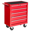 Carrello a 6 cassetti completo di attrezzi 160 pezzi.