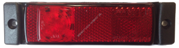 Luce ingombro led rossa