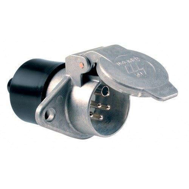Matel Service – Presa A 7 Poli 24V In Plastica Per Rimorchio Camion (Tipo N)
