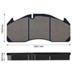 Pastiglie Freno anteriori e posteriori per VOLVO FH12/ FH16/ FL6/ FM DAL 2005