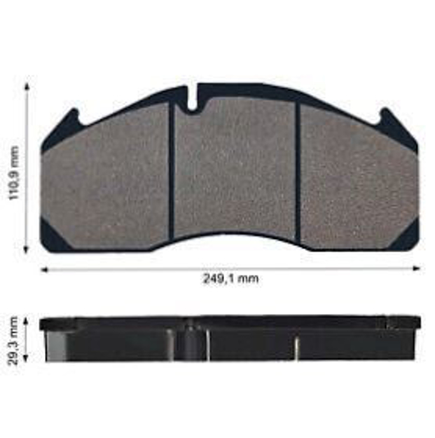 Pastiglie Freno anteriori e posteriori per VOLVO FH12/ FH16/ FL6/ FM DAL 2005
