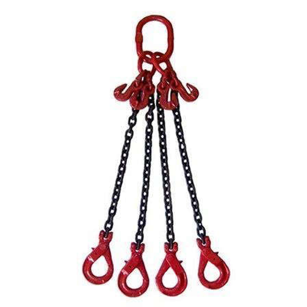 Pendenti di catena a 4 braccia - diametro 8 mm - lunghezza mt 4