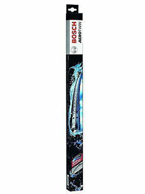 Bosch 3397001750 Spazzola Tergicristallo Con Adattatore Quick-Clip, Gomma 3 Componenti, Design Metallico