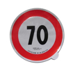 Limiti di velocità rimorchi adesivi Km.70