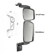 Dimensioni specchio stralis active space destro