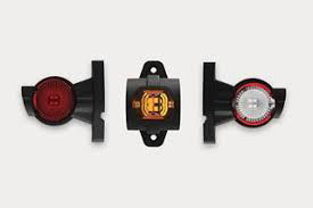 Fanale ingombro a 12 led corto sinistro