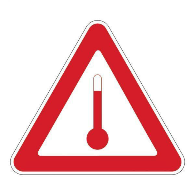 Etichetta per trasporto prodotti caldi