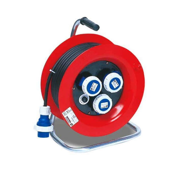 Avvolgicavo industriale Monofase 220V 30Mt