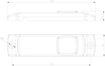 Luce ingombro led per camion misure