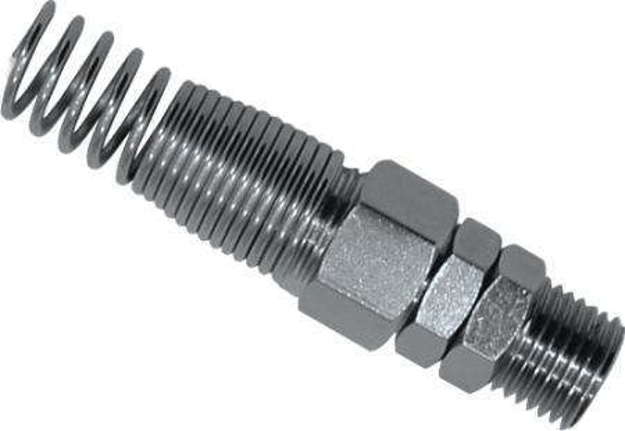 raccordo maschio con molla a spirale per tubo mm.4x6