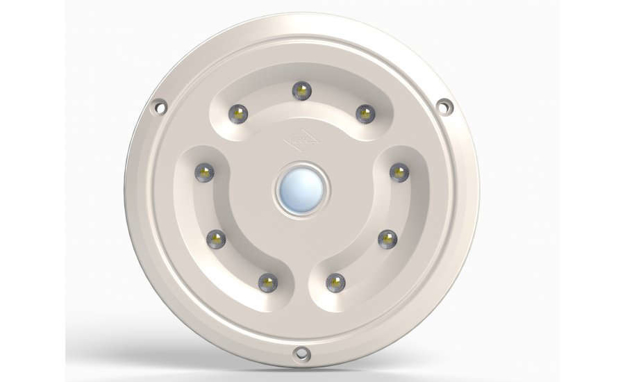 Plafoniera led 12/24V per interni celle frigo con cornice in plastica
