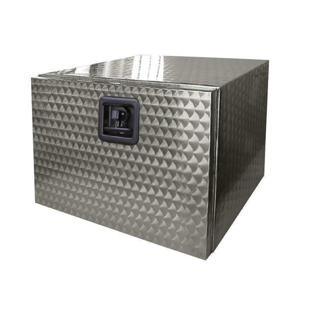 Cassette porta attrezzi per rimorchi acciaio inox 450x400x500 mm