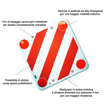 Immagine di Cartello carichi sporgenti in pvc