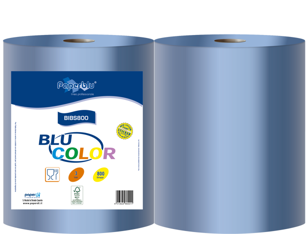 Rotolo di carta blu