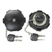 Tappo serbatoio gasolio 80 mm in plastica con chiave ventilato