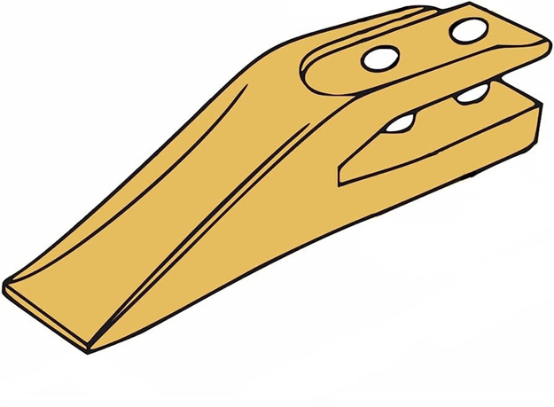 Dente a forcella per miniescavatore