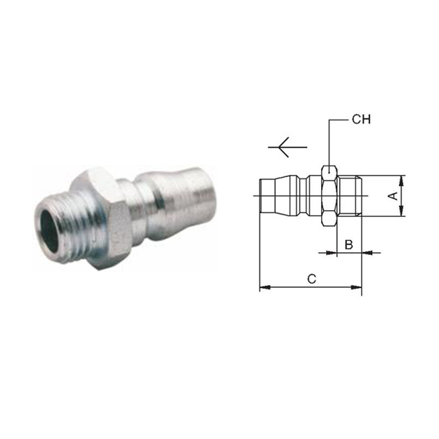 Innesto nitto maschio 1/4”