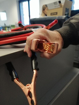 Pensa cavi batteria con treccia massa