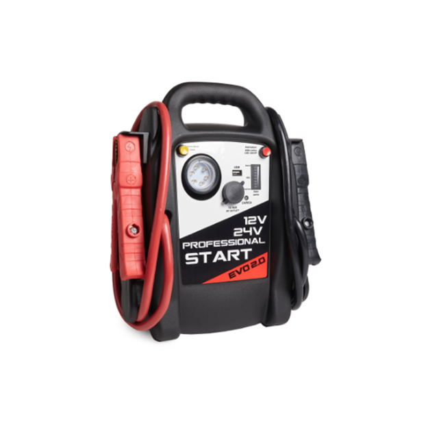 Avviatore booster 12/24 V 4000 ah di spunto