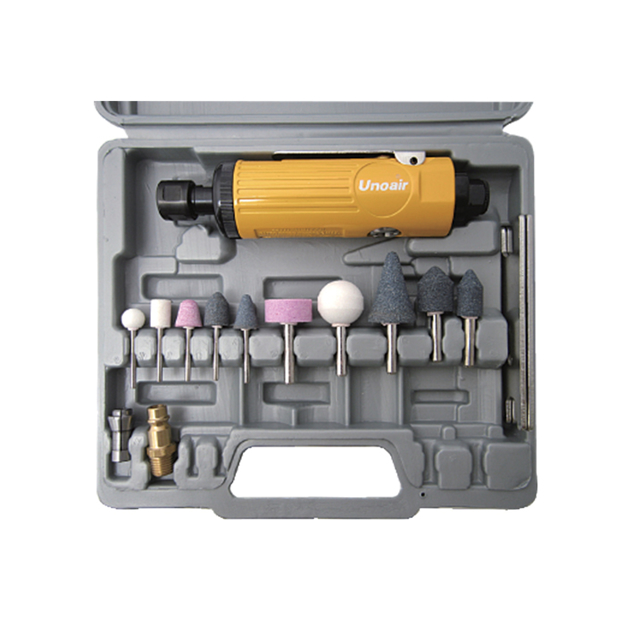 Smerigliatrice dritta pneumatica in kit