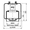 Sospensione pneumatica Mercedes Actros