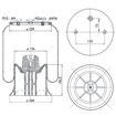 Molla ad aria completa per semirimorchi SCHMITZ/SCANIA/WEWELER