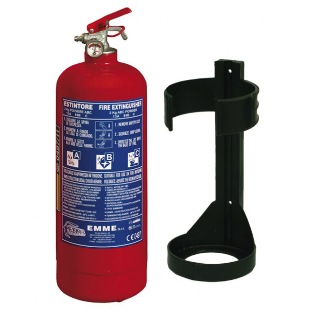 Estintore a polvere 2 kg