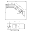 Immagine di Fanale ingombro laterale sinistro a led con freccia dinamica 12/24V