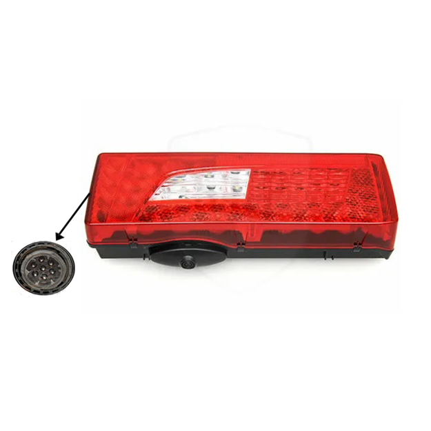 Immagine di Fanale posteriore a led Scania Euro 6 destro con cicalino