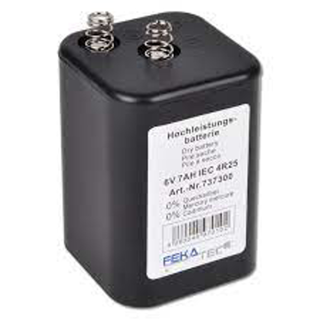 Batteria per lampeggianti da cantiere 6 V