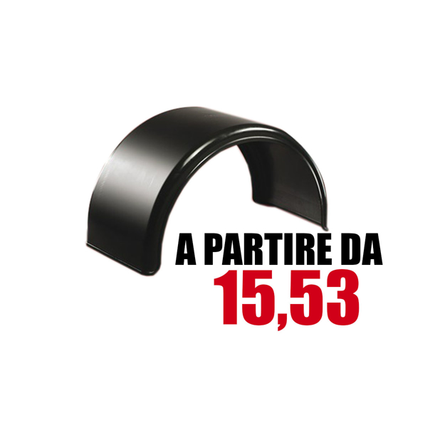 Turbocar T-641812 Parafango Per Rimorchio: Ricambio Specifico E Resistente