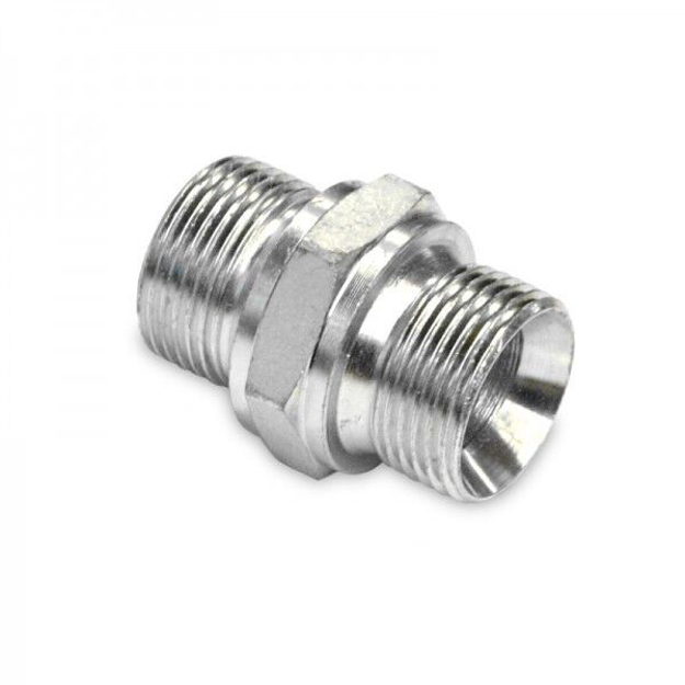 Nipples maschio-maschio Ø filetti 1/4" in acciaio zincato