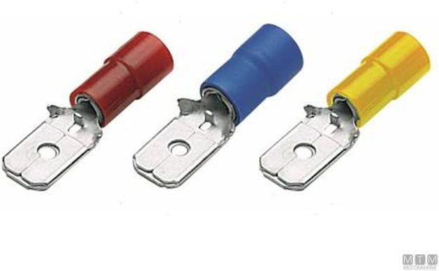 Capicorda isolato maschio 6,3x0,8 