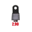 Immagine di Coltello per trincia Ferri a Y 60x8x140