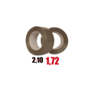 Immagine di Nastro imballo avana mt.132x50 mm