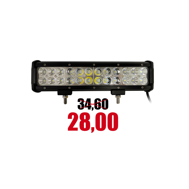 Immagine di Barra 24 led per trattori 12/24V 72W 6480 lumen