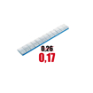 Immagine di Pesi adesivi per equilibratura pneumatici gr. 60 12x5gr. HOFMANN