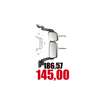 Immagine di Specchio Stralis Active Day destro termico/elettrico con Braccio medio