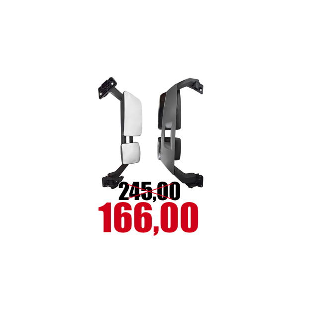 Immagine di specchio completo sx Volvo FH 4 2013> termico elettrico